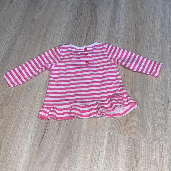 Nanette Lepore Kids 3-6 month striped long sleeve top - Picture 3 of 5